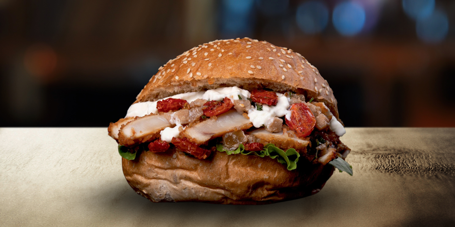 Panini per hamburger con sesamo